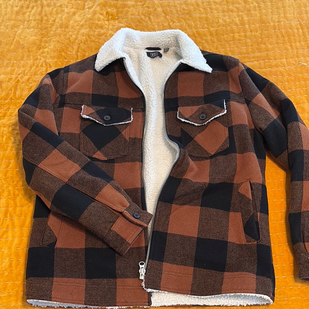 RDI Plaid Sherpa Jacket